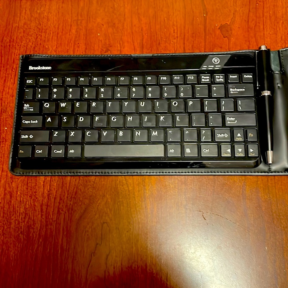 Brookstone Bluetooth keyboard and pen